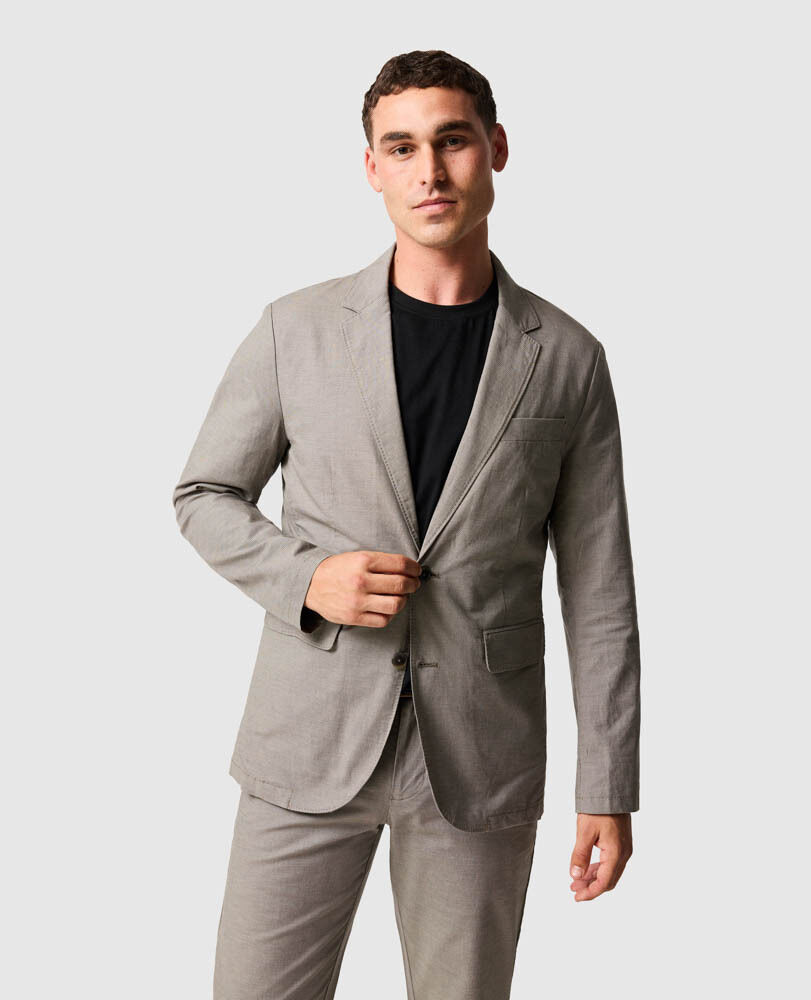 Veste Gunn Blazer Sports Fit, LATTE, Front