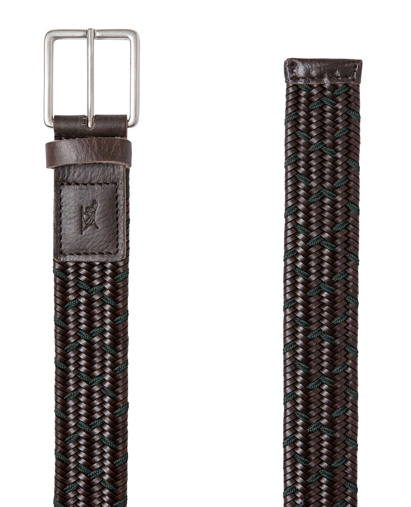 Norwood Road Belt, CHOCOLATE, Off Front