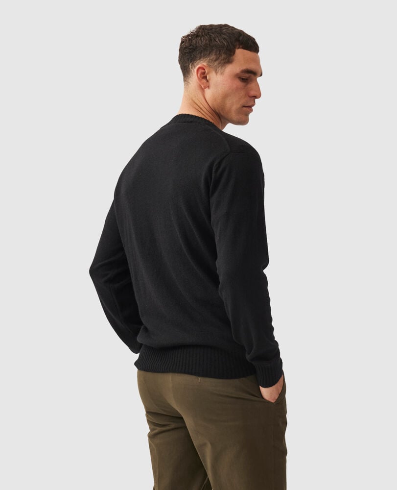 Christchurch Knit, ONYX, Back