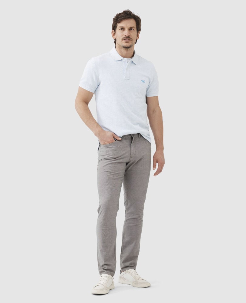Gunn Straight Fit Jean, LATTE, Off Front