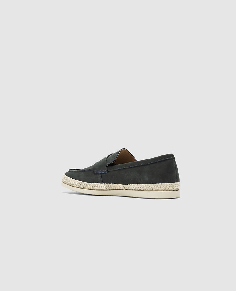 Huaraki Jute Loafer, INDIGO, Flat Lay