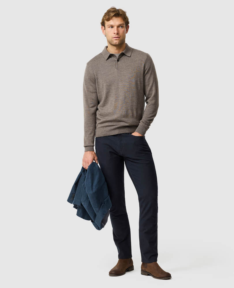 Way Spur Knit, SABLE, Off Front