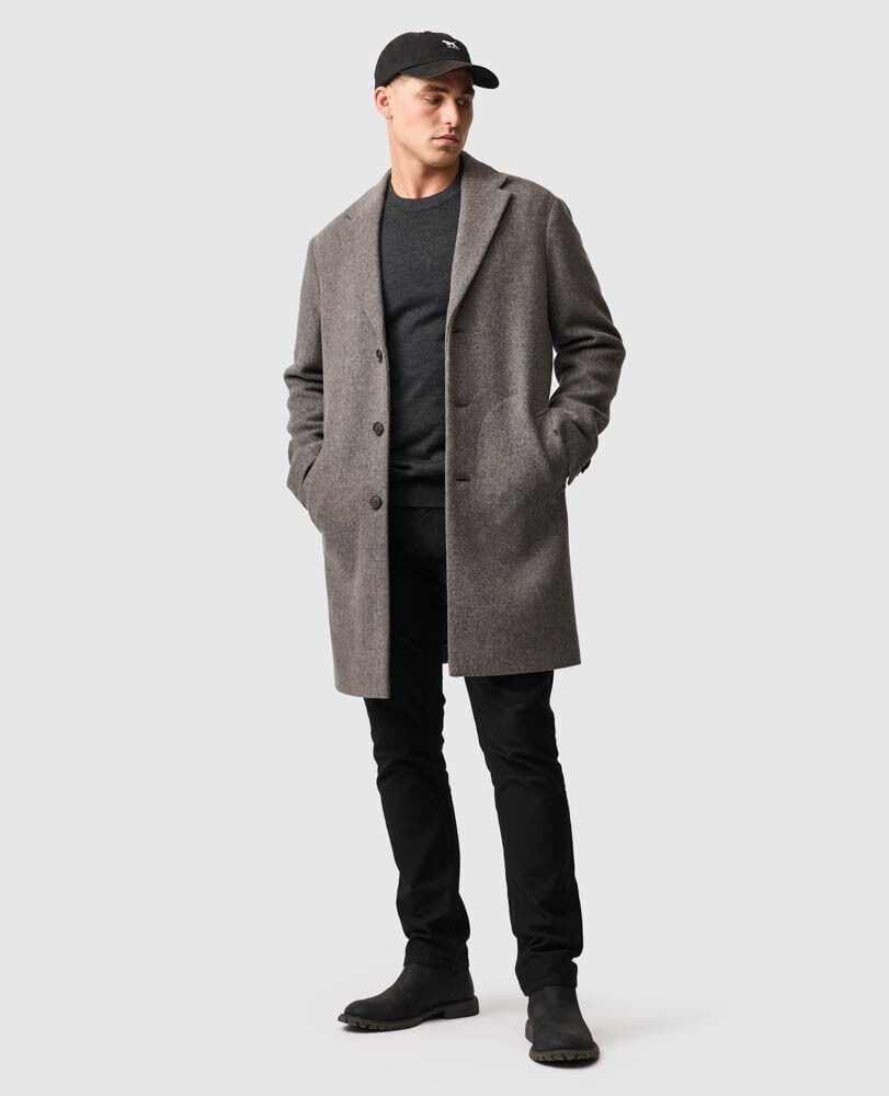 Colwood Coat, MINK, Off Front