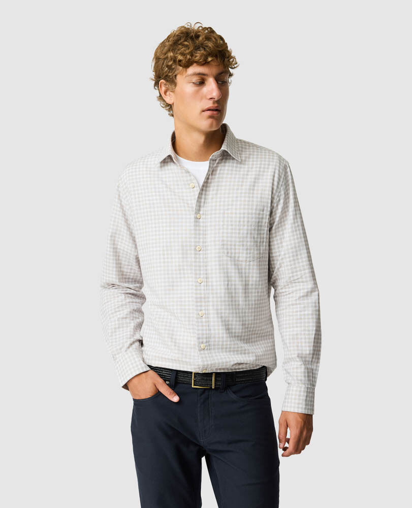 Mckerrow Sports Fit Shirt, OAT, Front