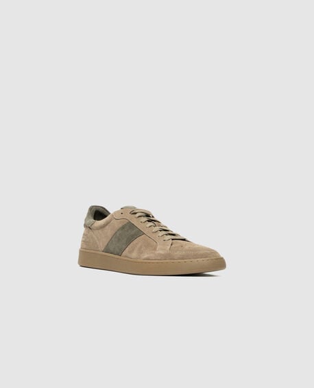Saxon Sneaker, STONE OLIVE