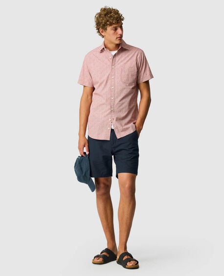 Collingwood Sports Fit Shirt, BURNT ORANGE