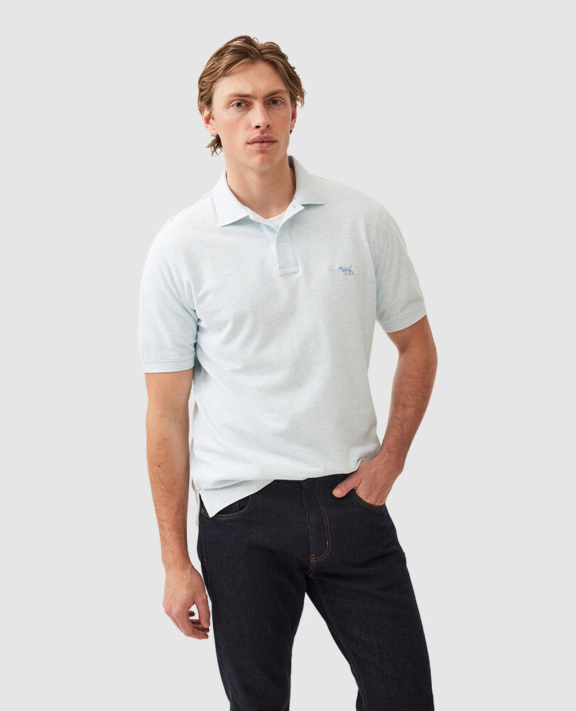 The Gunn Original Fit Polo, MIST, Front