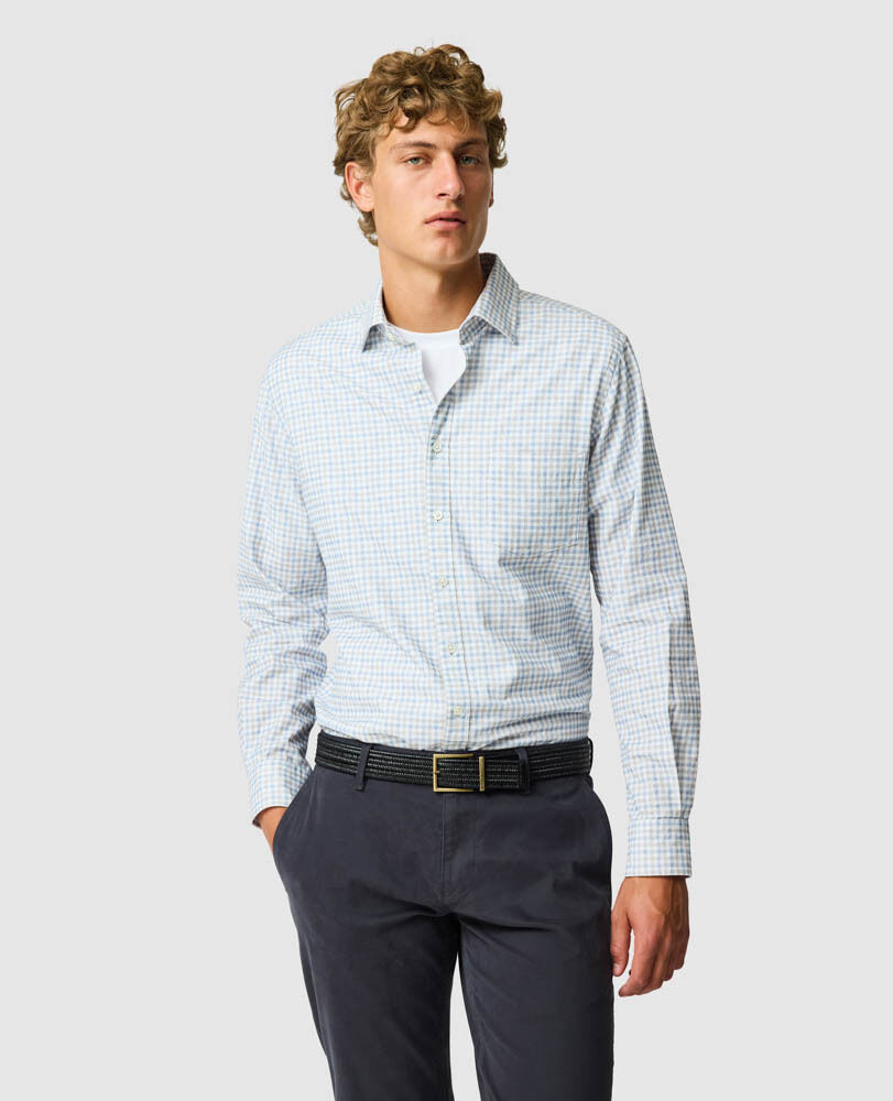 Gledknowe Sports Fit Shirt, NATURAL, Front