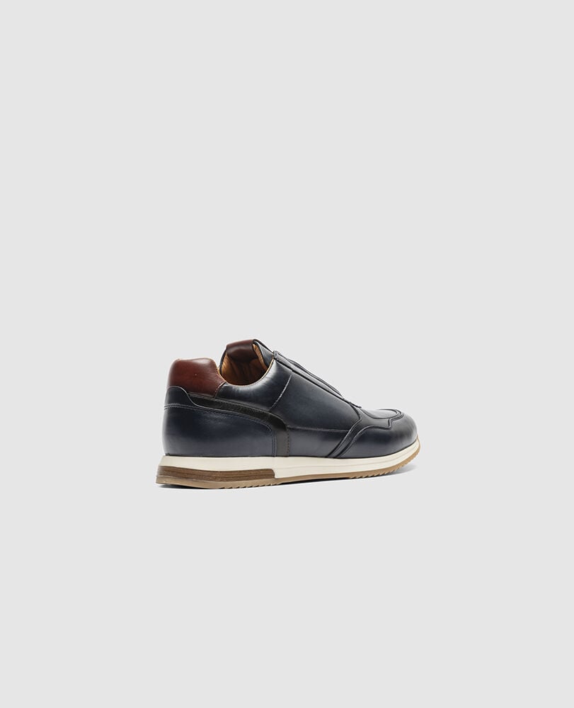 Pegasus Slip On Sneaker, NAVY, Back