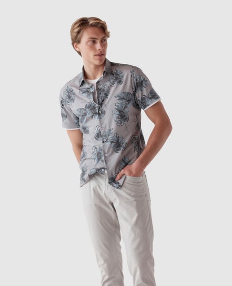 Buckleton Sports Fit Shirt, DUSTY TEAL