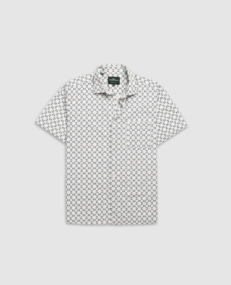 Crown Hill Shirt, ROYAL, Flat Lay