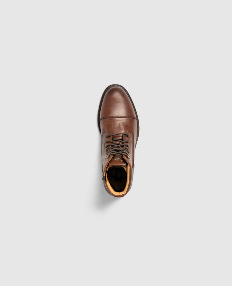 Glenorchy 1946 Military Boot, COGNAC