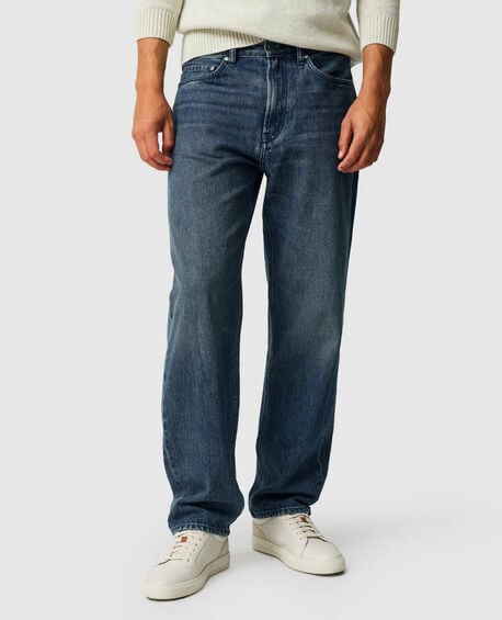 Dunearn Loose Fit Jean, WASHED INDIGO