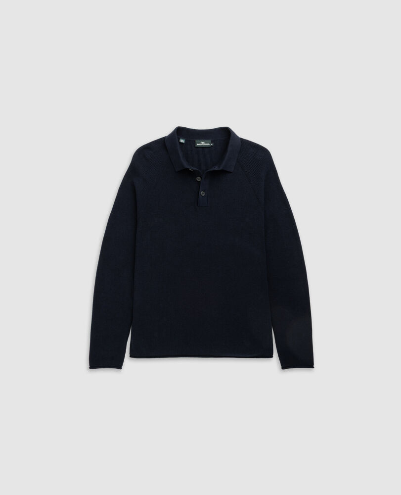 Eastern Bush Knit, NAVY, Flat Lay