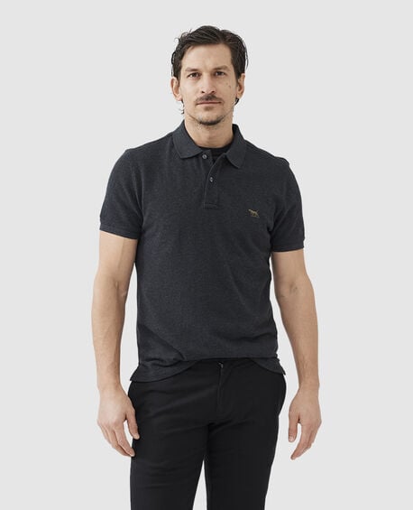 The Gunn Sports Fit Polo, CHARCOAL