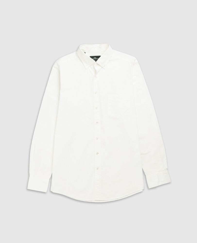 Hendrick Sports Fit Shirt, SNOW, Flat Lay