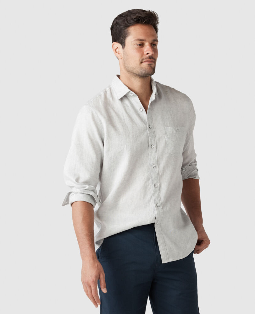 Motion Linen Shirt, , Front