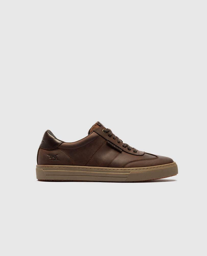 Treble Sneaker, REDWOOD, Front