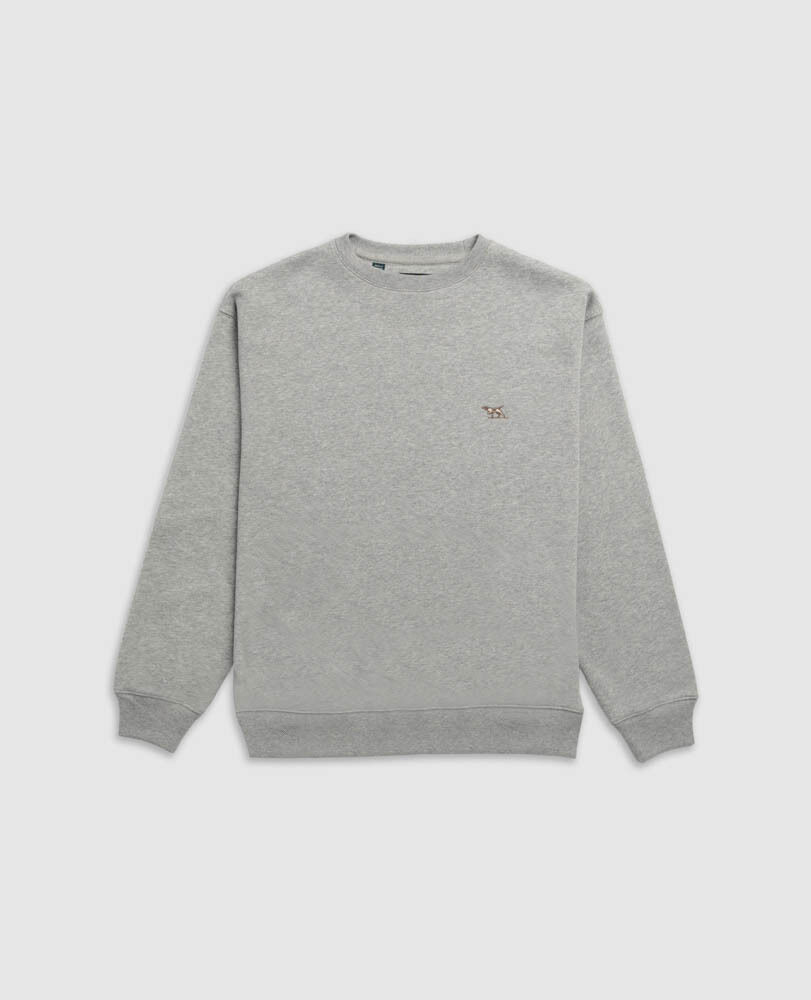 Otago Crew Neck Sweat, SLATE, Flat Lay