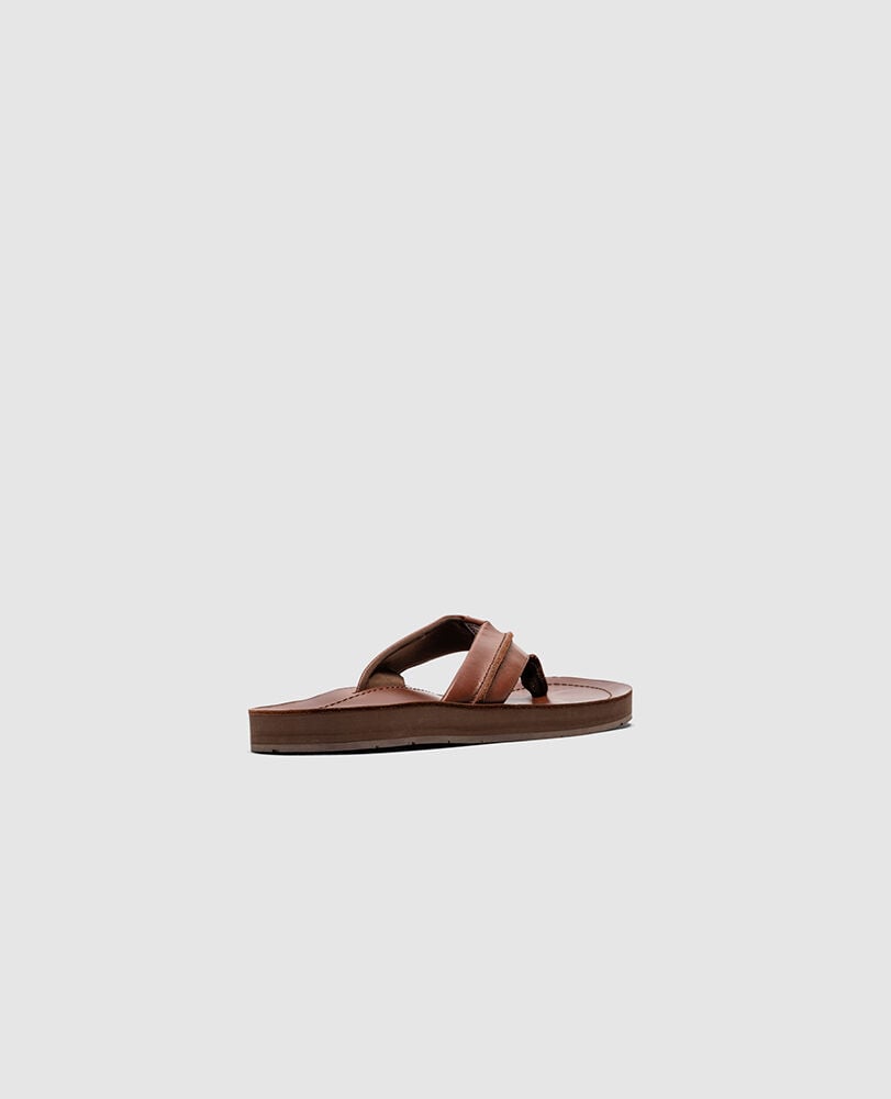 Piha Jandal, COGNAC PULL UP, Back