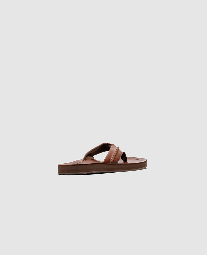 Piha Jandal, COGNAC PULL UP, Back