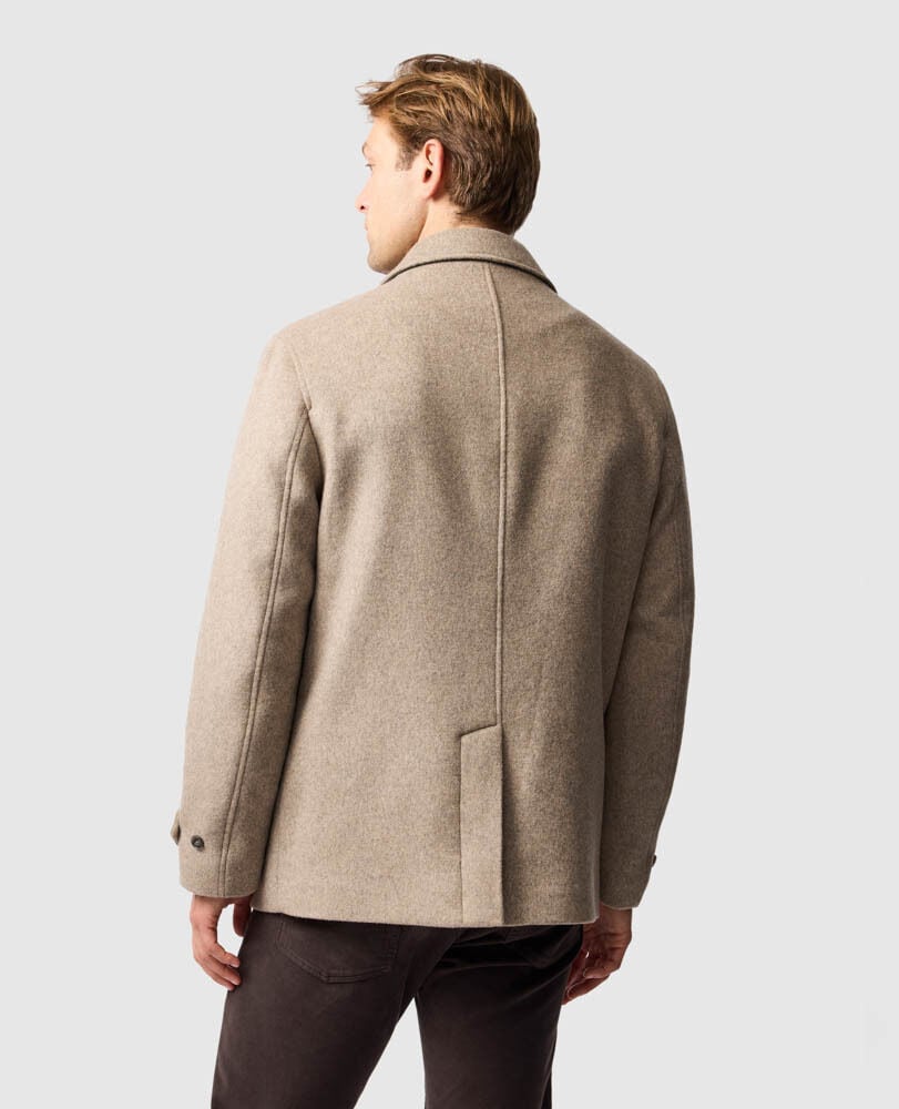 Heyward Coat, FAWN, Back