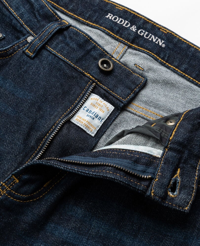 Sutton Straight Italian Denim, DARK BLUE