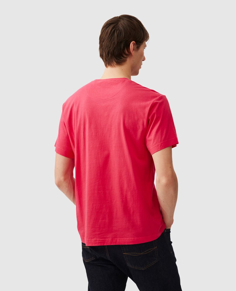 The Gunn T-Shirt , ELECTRIC PINK, Back