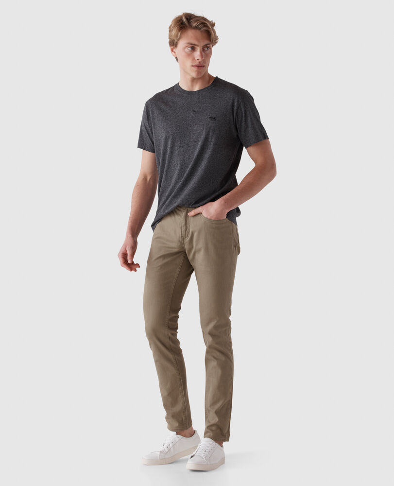 The Gunn T-Shirt , GRANITE, Off Front