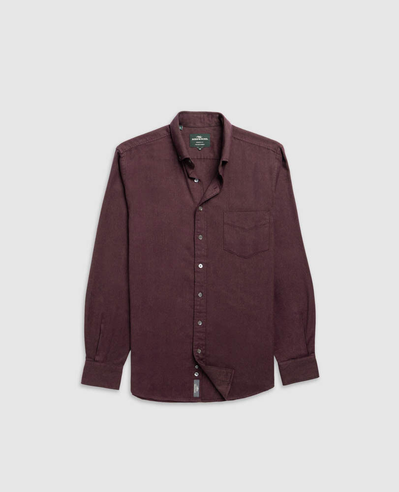 Chemise slim Barrhill, MÛRE, Flat Lay
