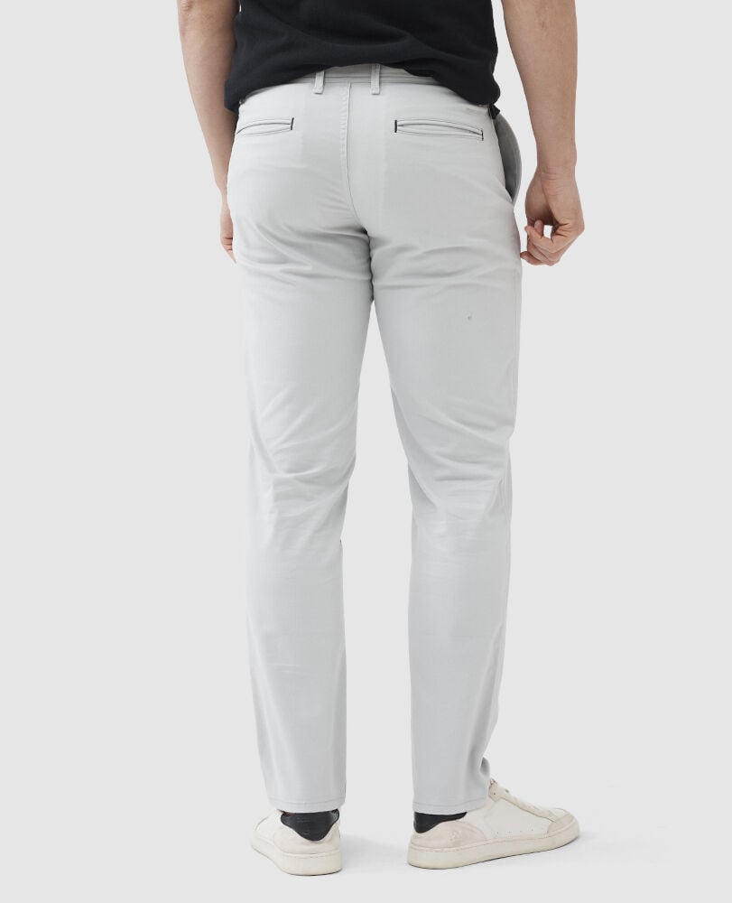 Thomas Road Chino Pant, PEBBLE, Back