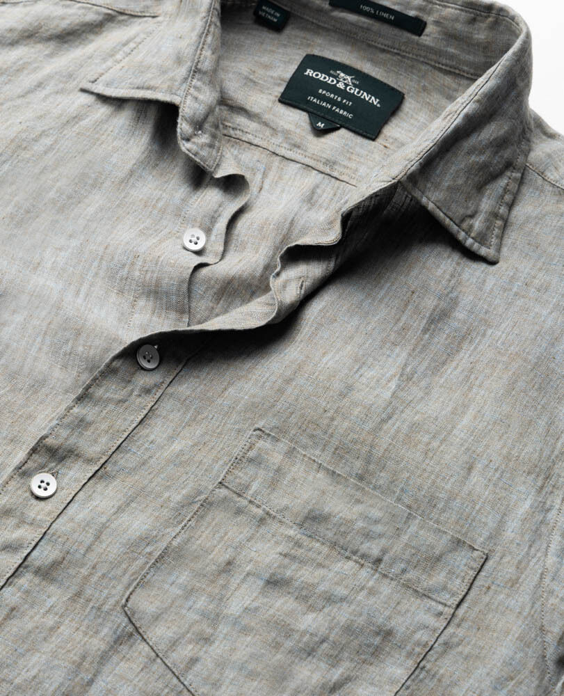 Coromandel Hemd mit sportlicher Passform, TAUPE, Detail 2