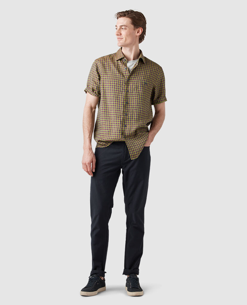 Double Hill Shirt, HERBE, Off Front