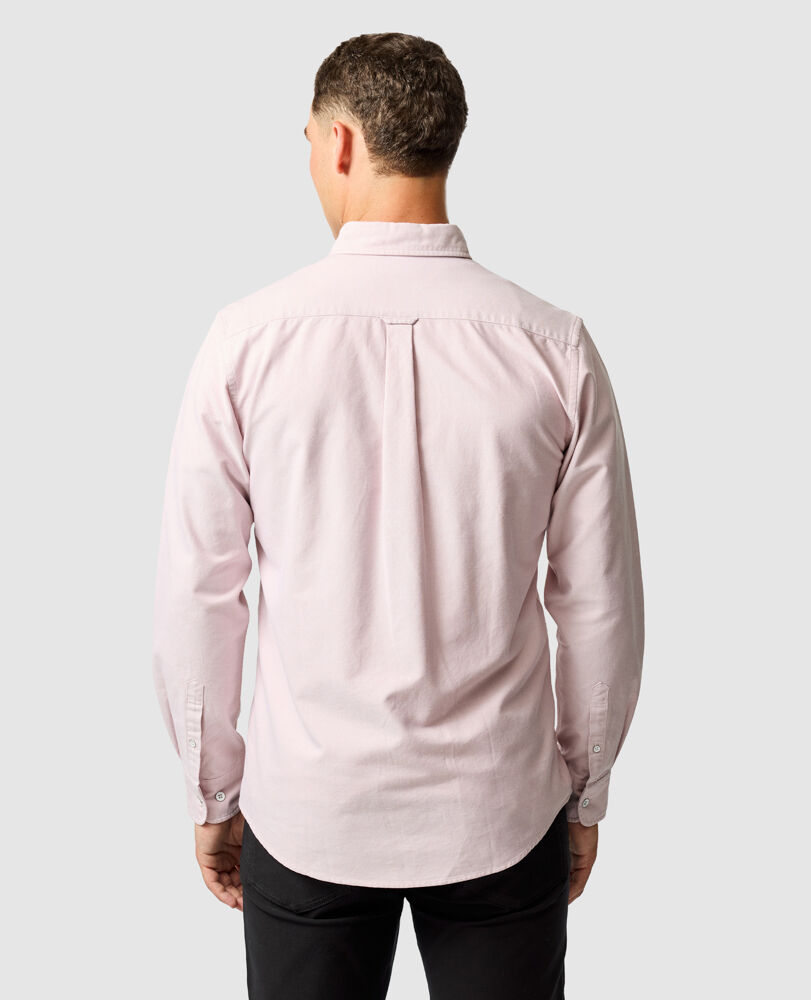 Gunn Oxford Sports Fit Shirt, BLUSH, Back