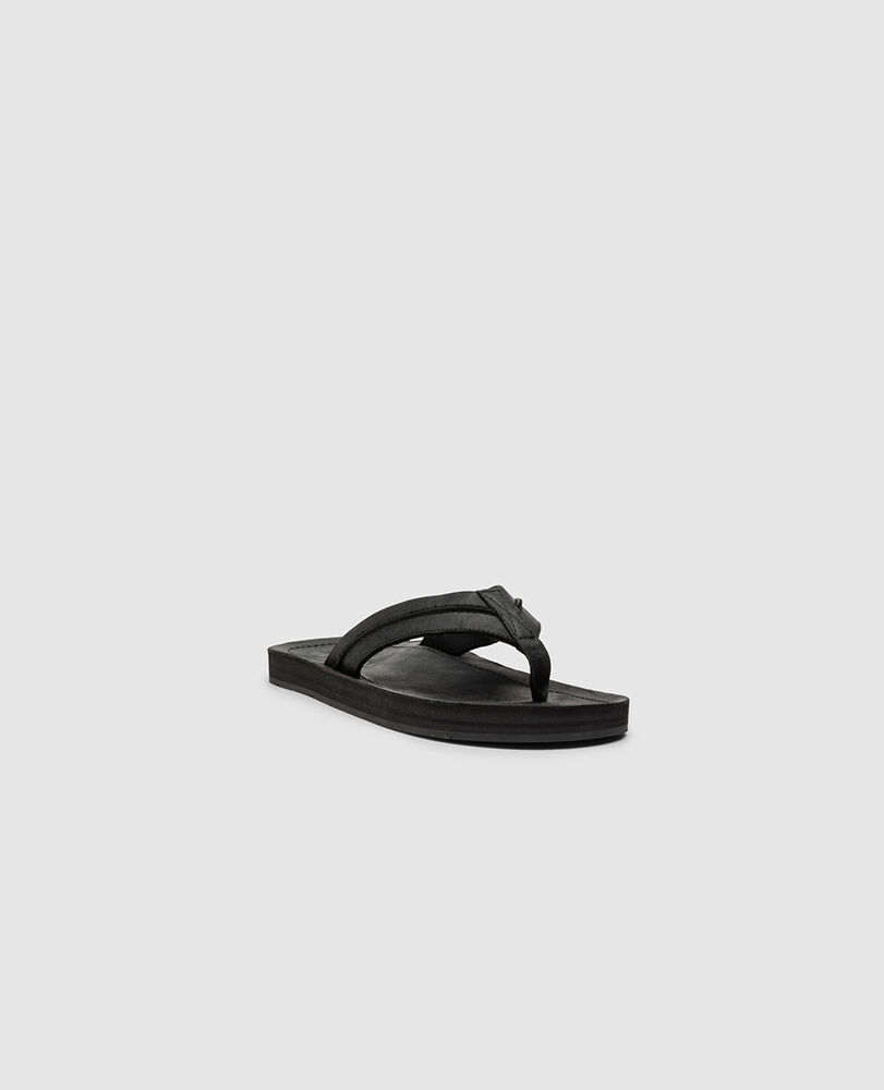 Piha Jandal · Black 43, BLACK, Off Front