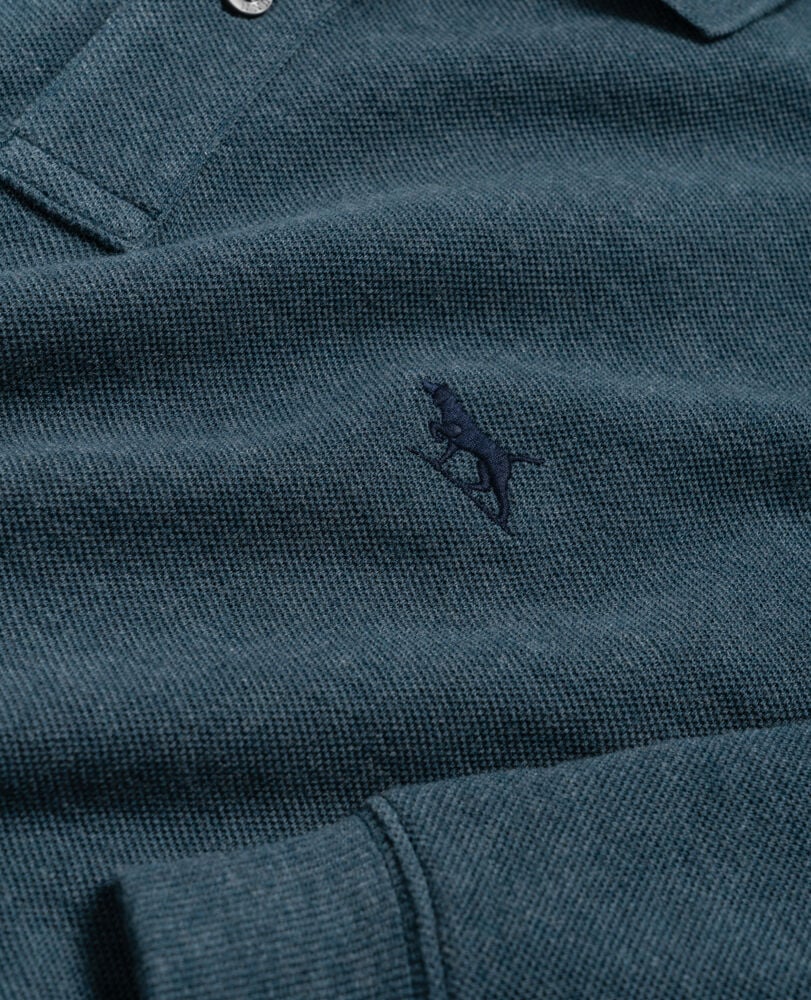 Ls Gunn Polo · Dark Teal LG, DARK TEAL, Detail 2