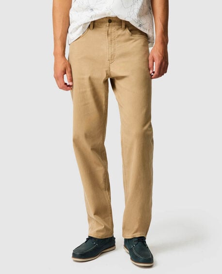 Selwyn Huts Loose Fit Jean, Saddle