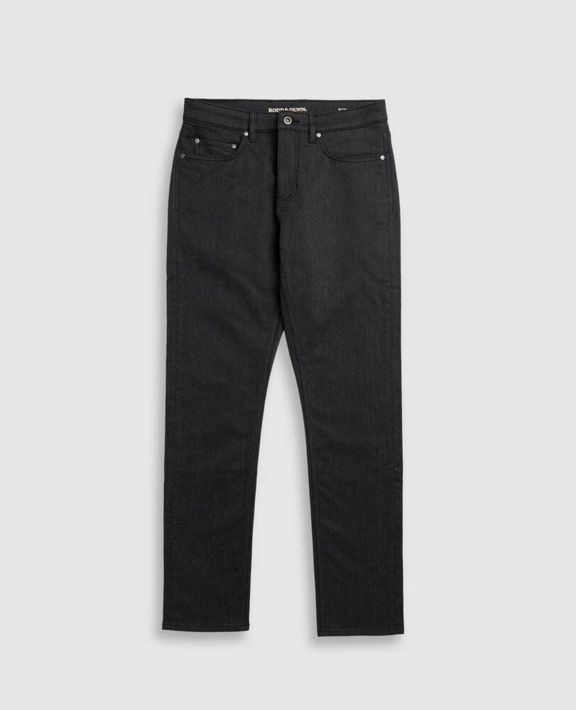 Motion Melange Straight Fit Jean, ONYX, Flat Lay