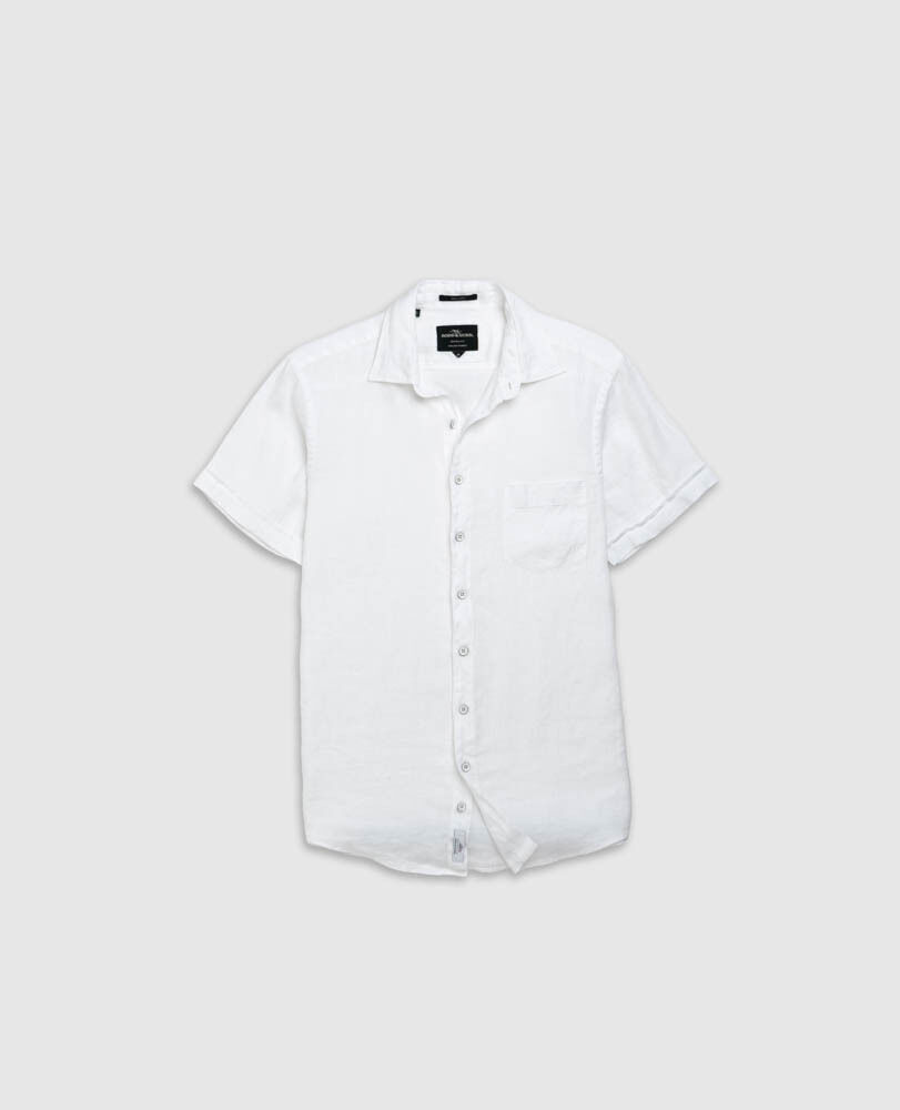 Palm Beach Sports Fit Shirt, SNOW, Flat Lay
