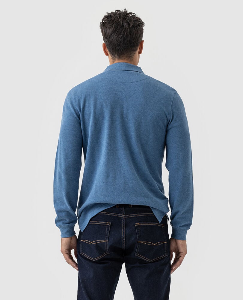 Gunn L/S Polo, REGATTA, Back