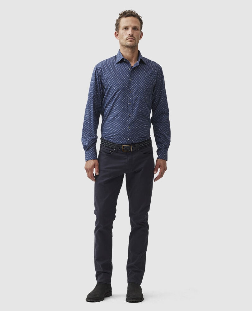 Pinotage Shirt, INK, Off Front