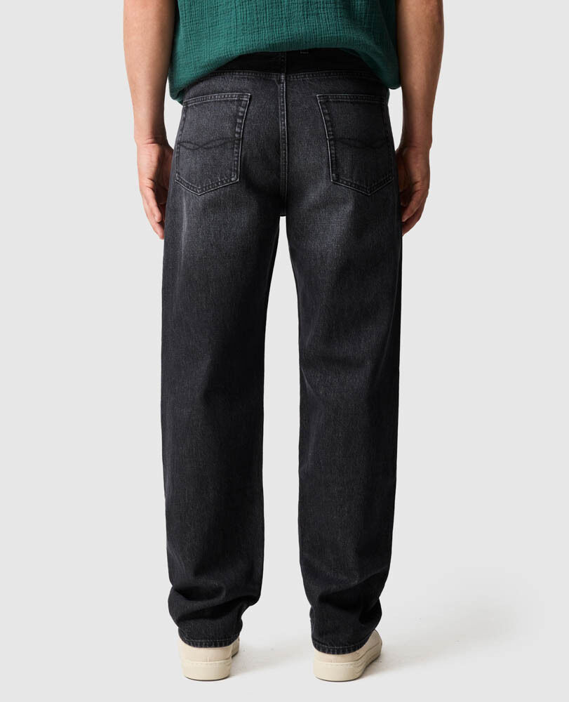 Woodbine Loose Fit Jean, CHARCOAL, Back