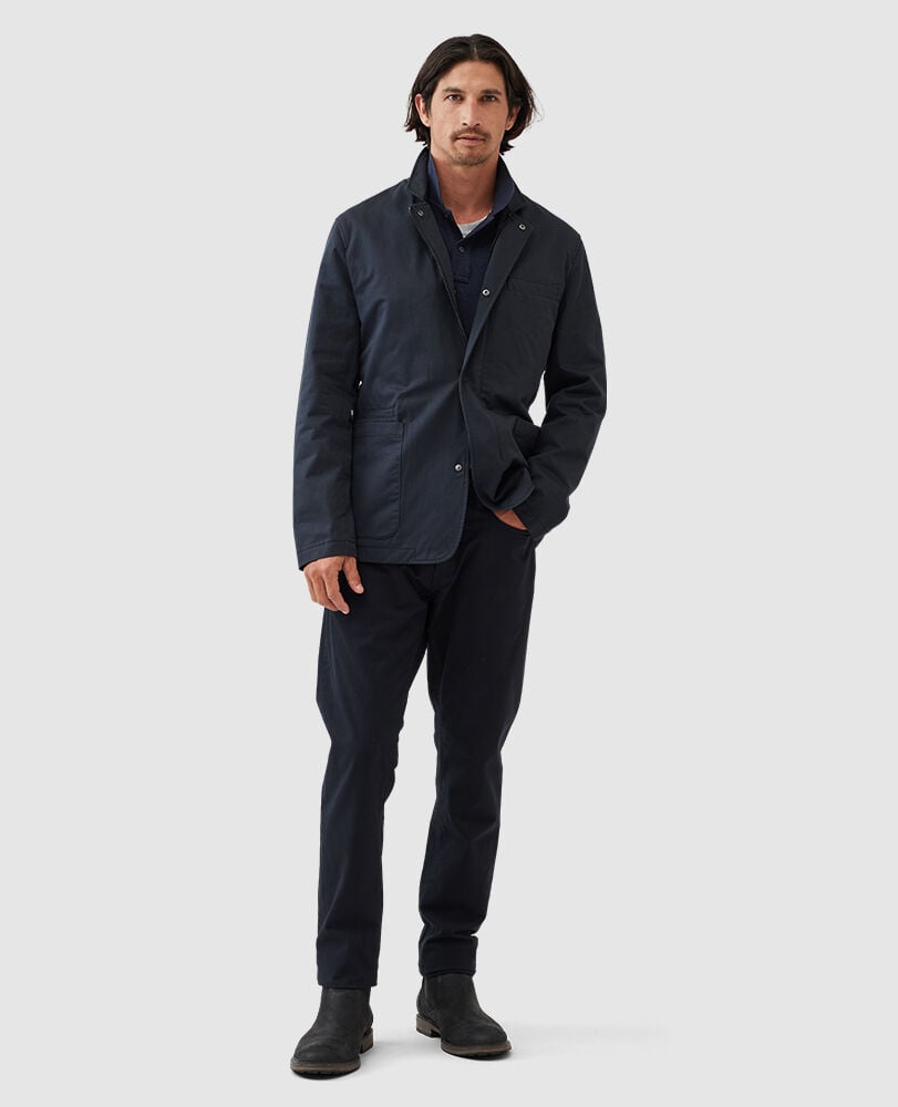 Mayfair Jacket, MIDNIGHT, Off Front