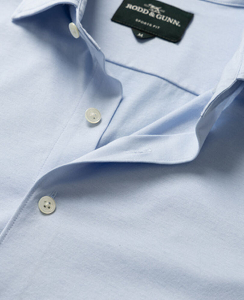 Ascot Park Sports Fit Shirt, SKY BLUE, Detail 2