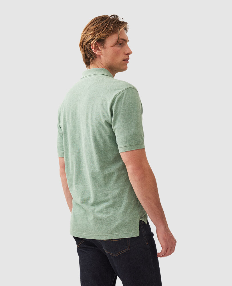 The Gunn Original Fit Polo, DUSTY SAGE, Back