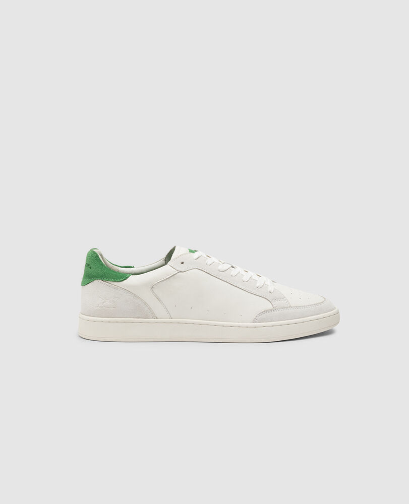 Sussex Street Sneaker, CHALK/EMERALD, Front