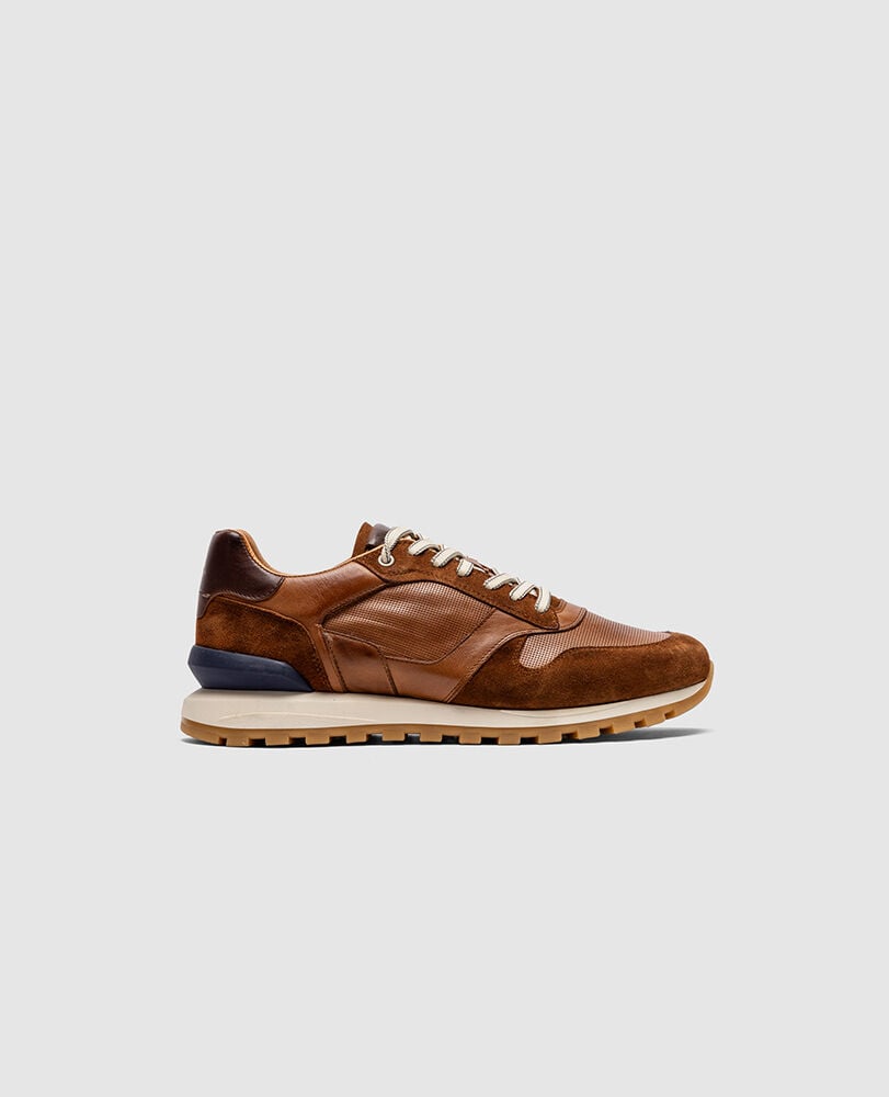 Quarry Hill Sneaker, COGNAC, Front