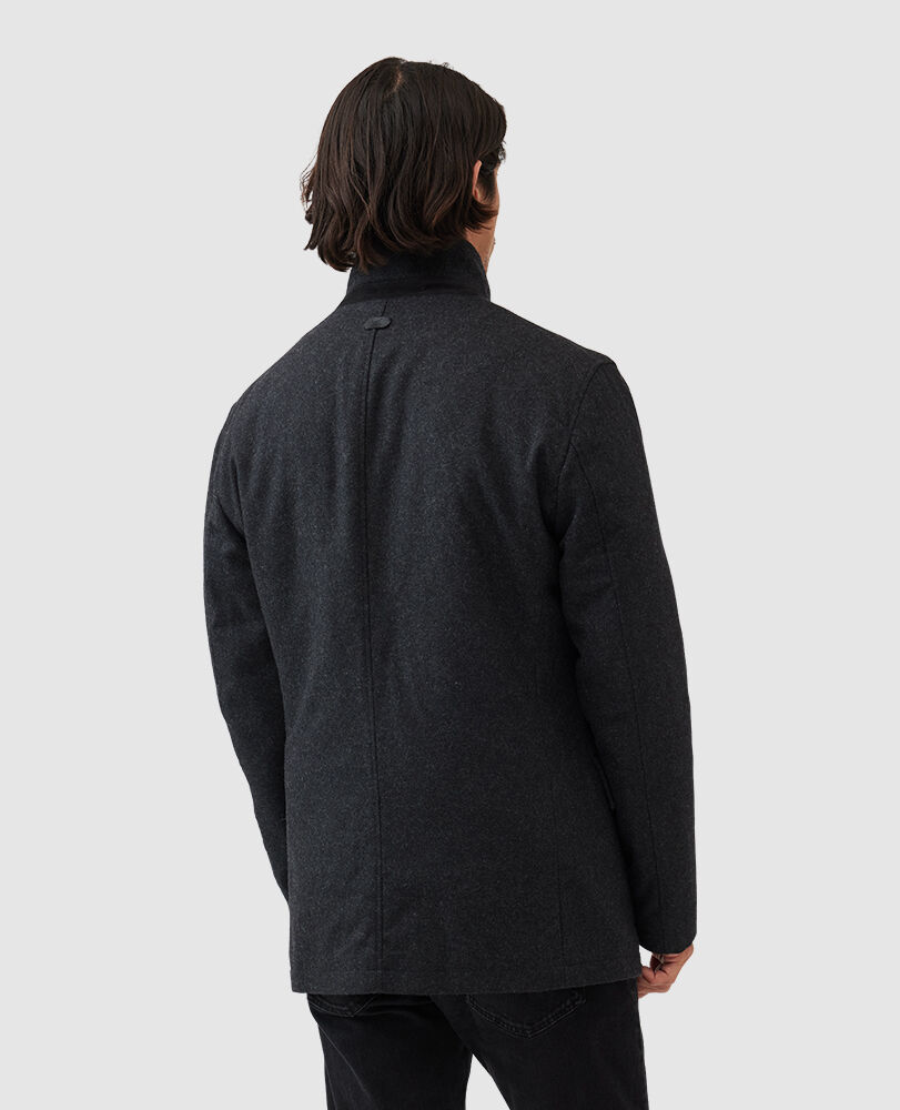 Longbush Jacket, GRAPHITE, Back