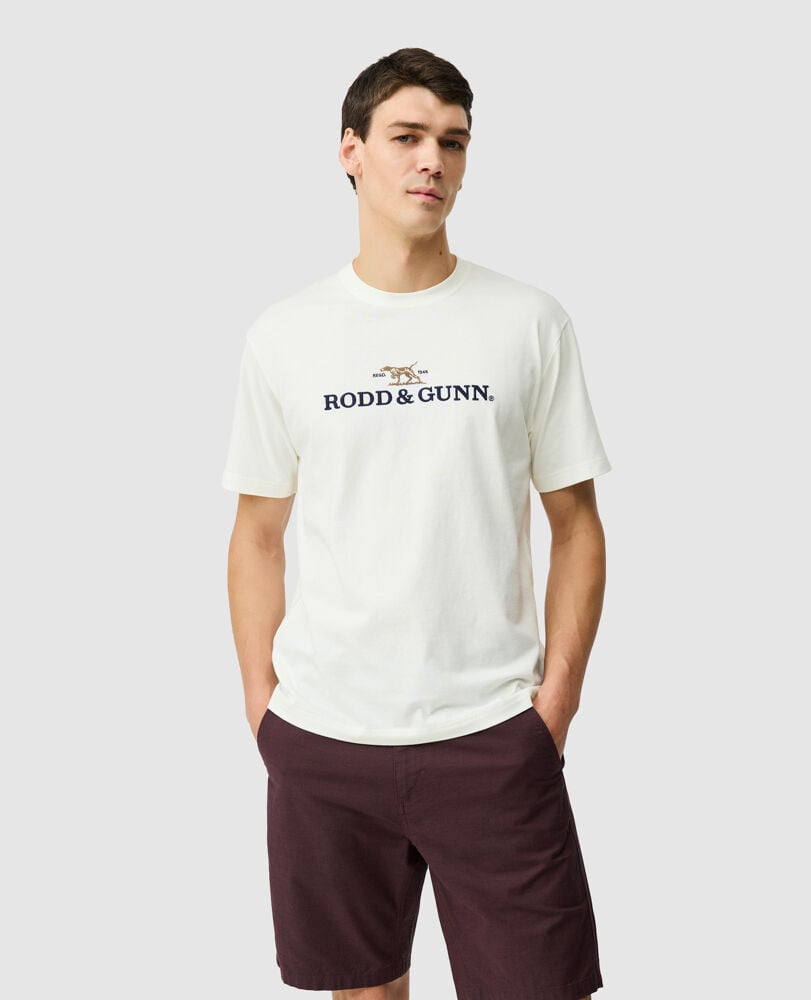 The Peaks Logo Original Fit Tee, VINTAGE WHITE, Front