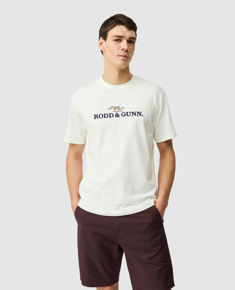 The Peaks Logo Tee, VINTAGE WHITE, Front